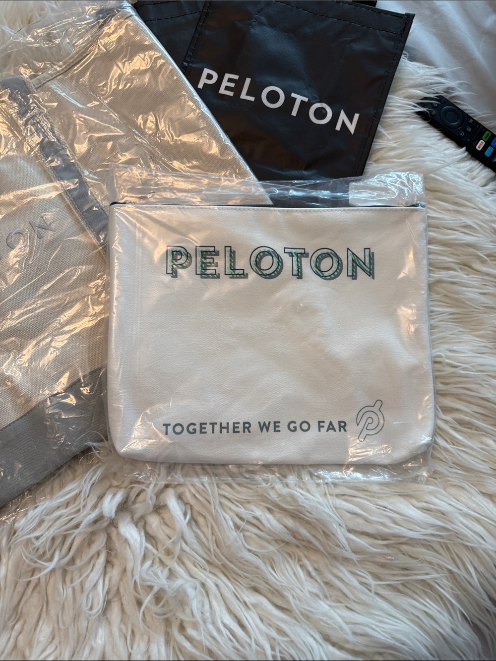 NWT Peloton branded bags/pouch Bundle View 3